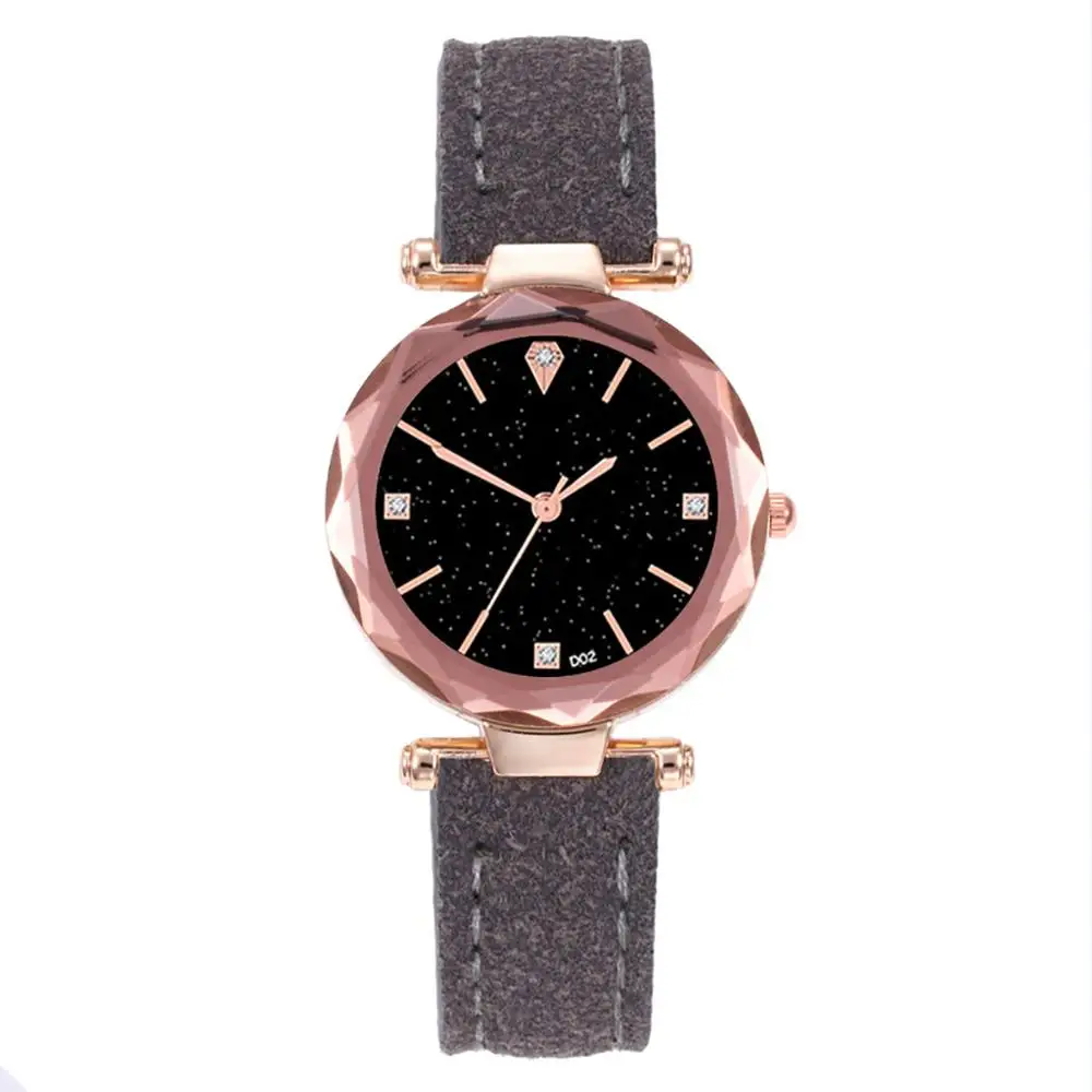 Reloj Женские часы люксовый бренд повседневные женские кварцевые часы наручные часы полые элегантные женские наручные часы Montre Femme - Цвет: Gray