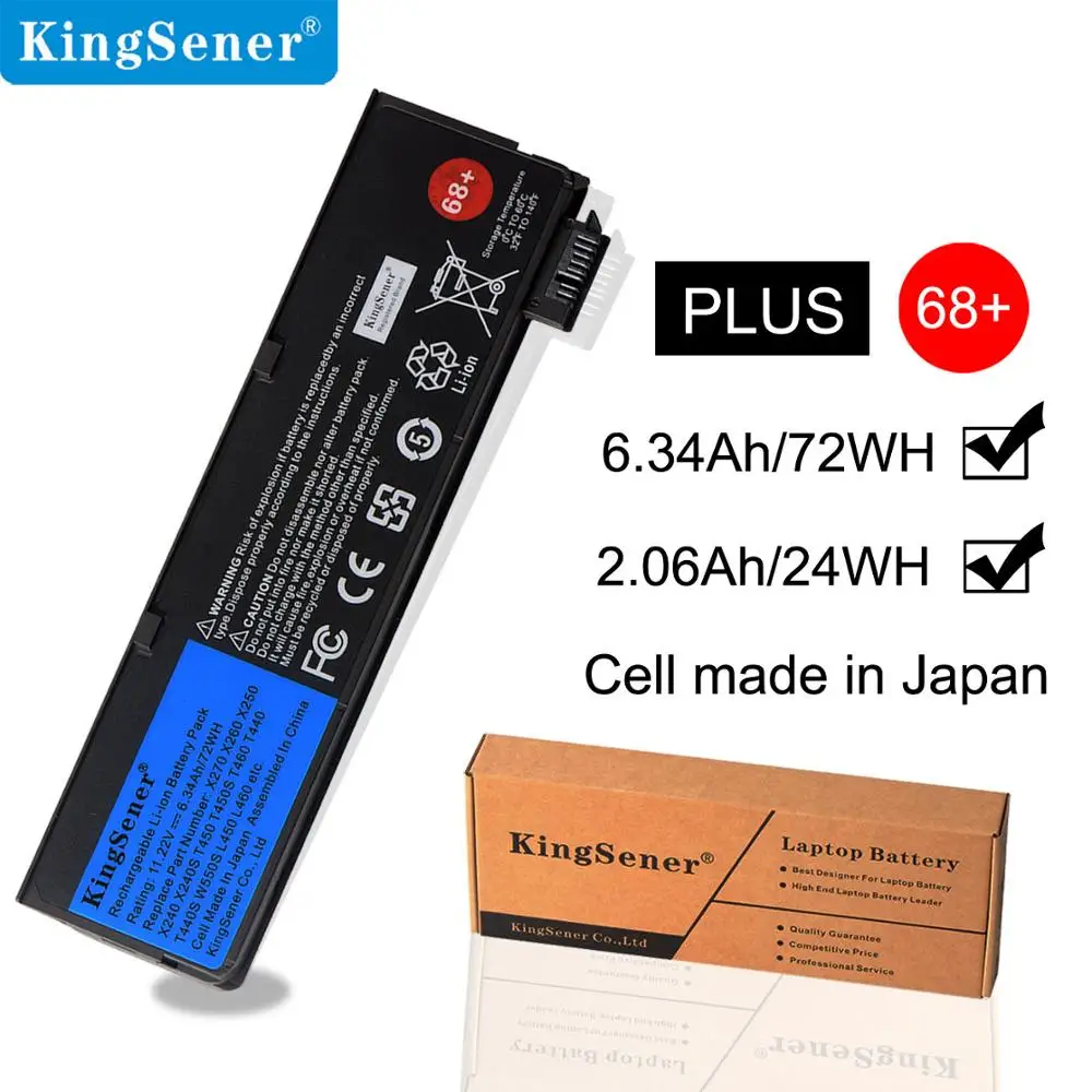 KingSener Батарея для lenovo Thinkpad T560 X270 X260 X240 X240S X250 T450 T470P T450S T440 T440S K2450 W550S 45N1136 45N1134