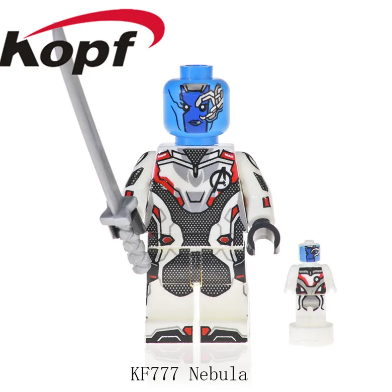 KF777 Without Box Строительные блоки Мстители 4 эндигра космическая ракета черное окно Халк Туманность фигурки подарок игрушки для детей KF774 - Цвет: KF777 Without Box