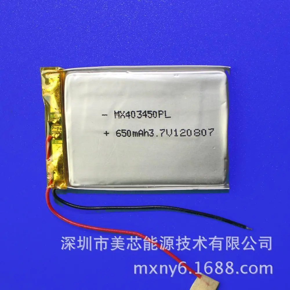 10X Количествах 403450PL литий-полимерный аккумулятор Аккумулятор bluetooth-динамик |