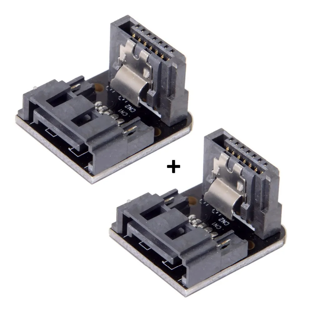 SATA 7Pin женский 7pin мужской 90 градусов угловой переходник системная плата