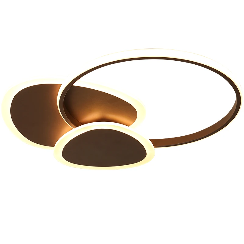 

Remote control White/Brown Modern led Ceiling Lights metal Ceiling Lamp Dining room Foyer Bed room lamparas de techo led lamp
