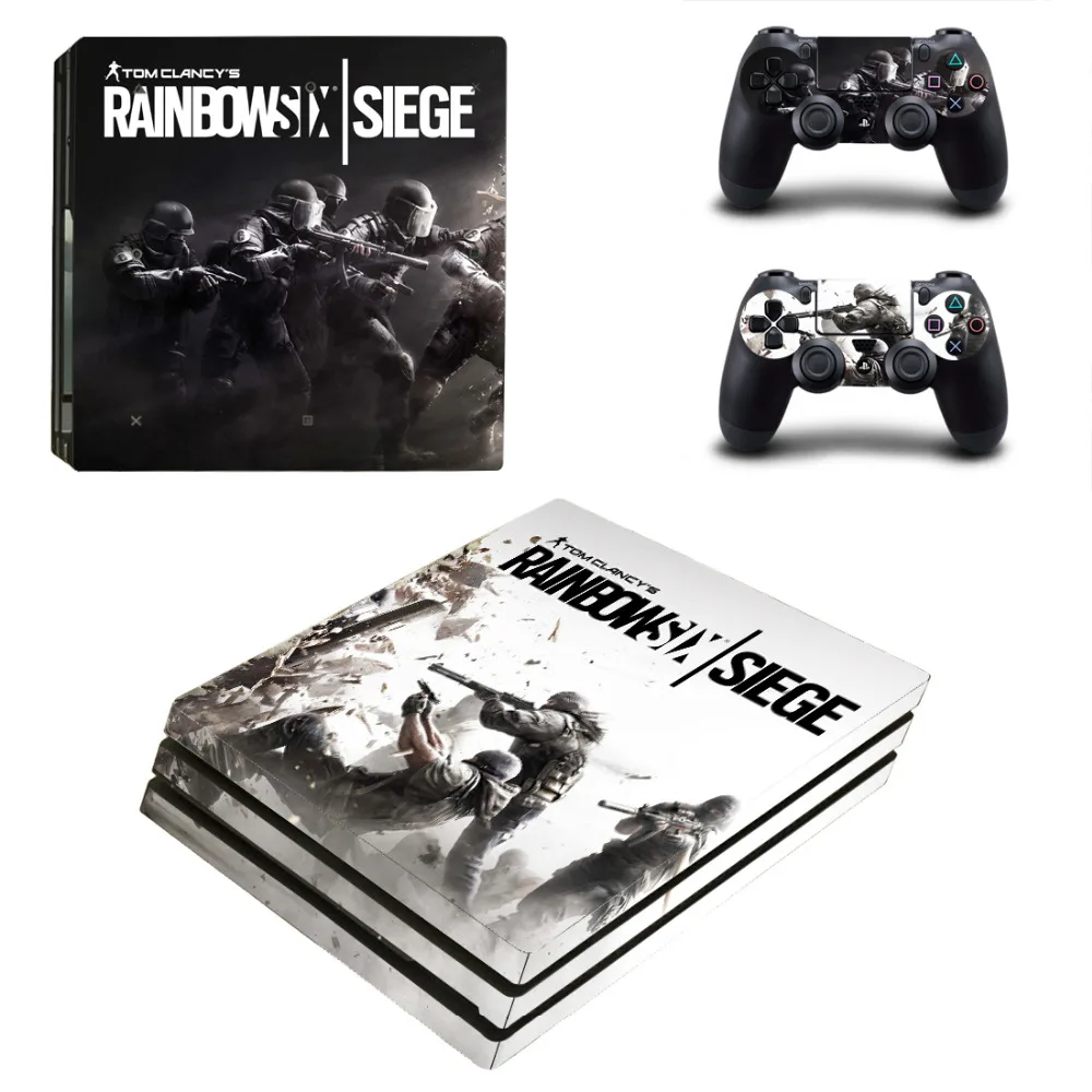 Наклейка Tom Clancy's Rainbow Six осада PS4 Pro наклейка на консоль Sony PlayStation 4 и наклейки 2