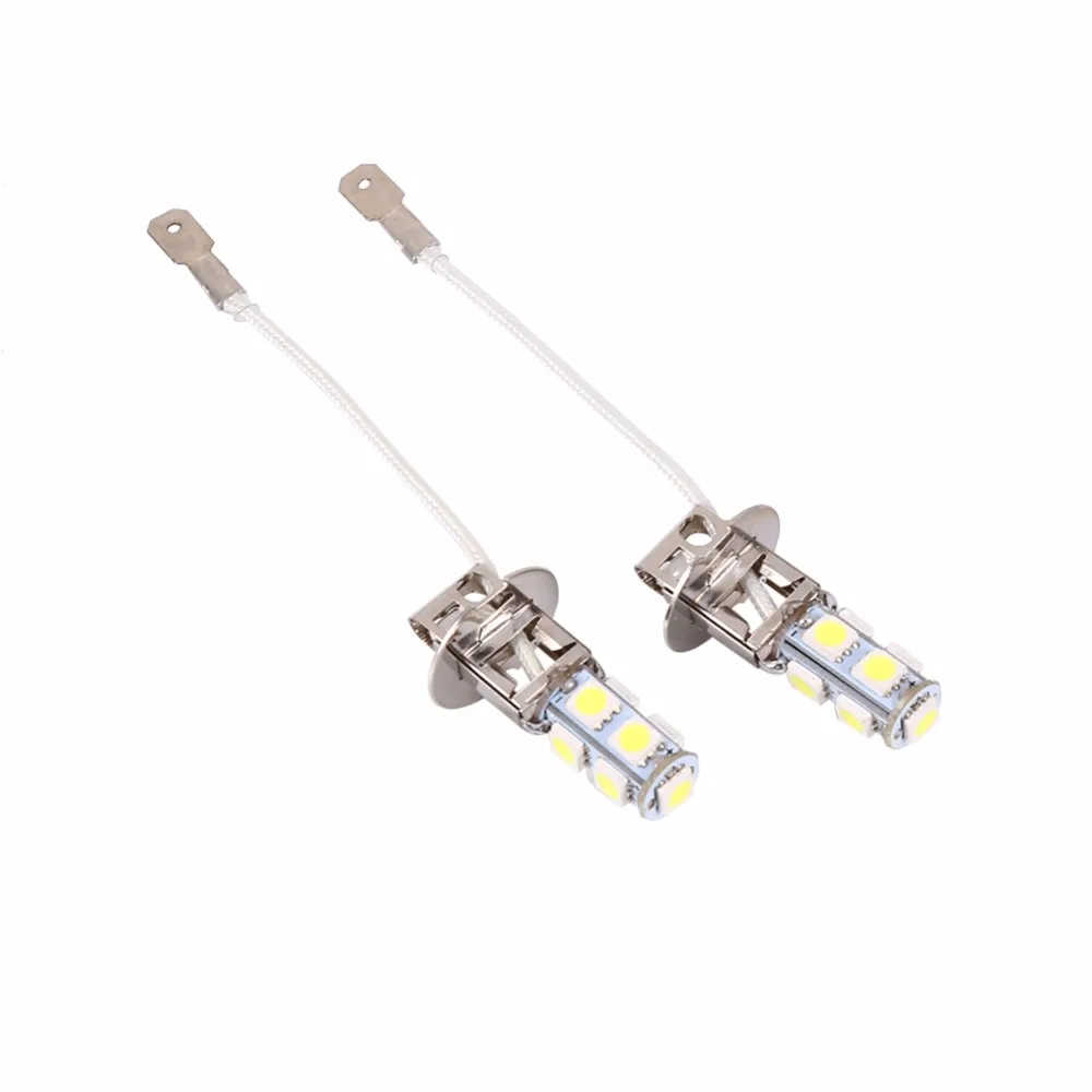 2 шт. автомобильные ксеносветодиодный светодиодные лампы H3 5050 9 SMD|xenon white|xenon ledxenon h3
