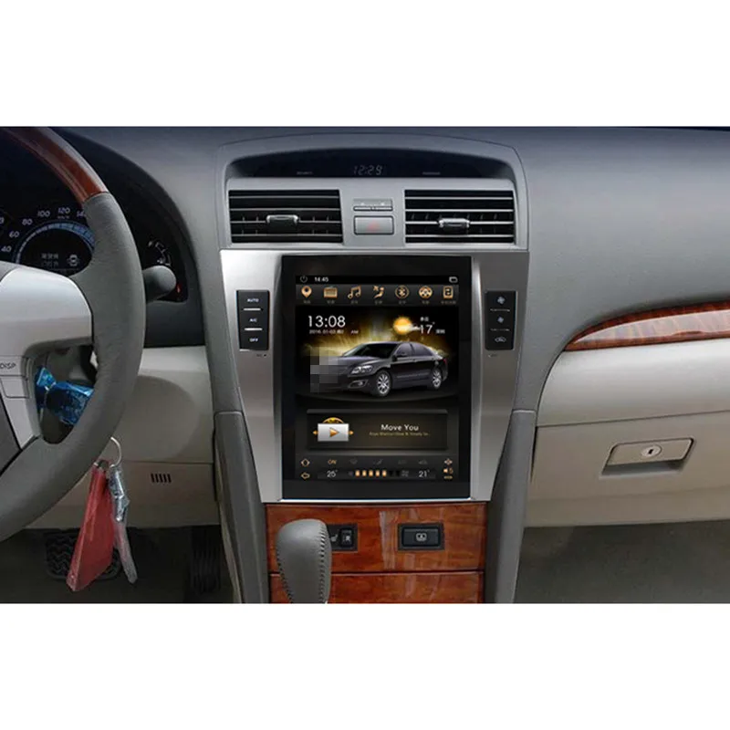 Автомобильное радио с вертикальным экраном CHOGATH 10 4 дюйма Android 7 0 GPS мультимедиа
