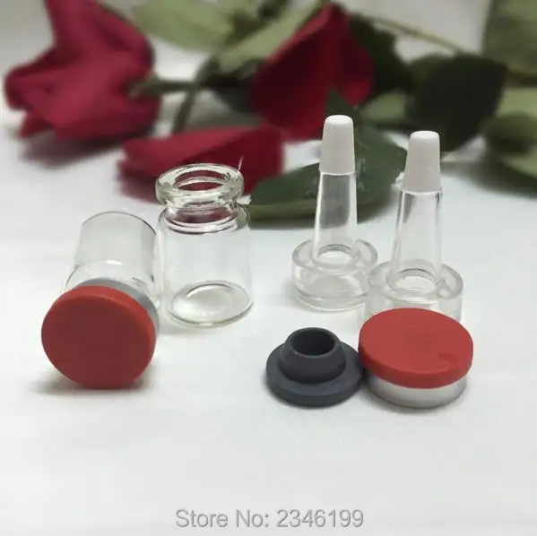 100 шт 5 мл 6 янтарные прозрачные стеклянные флаконы с алюминиево-пластиковой