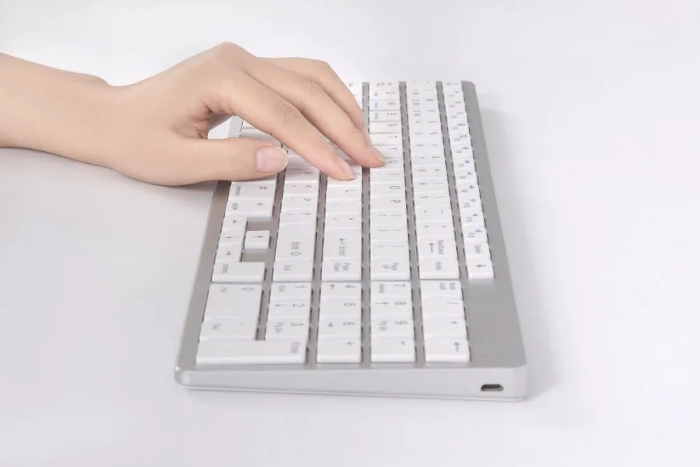 Клавиатура из алюминиевого сплава для ipad pro macbook air настольная клавиатура