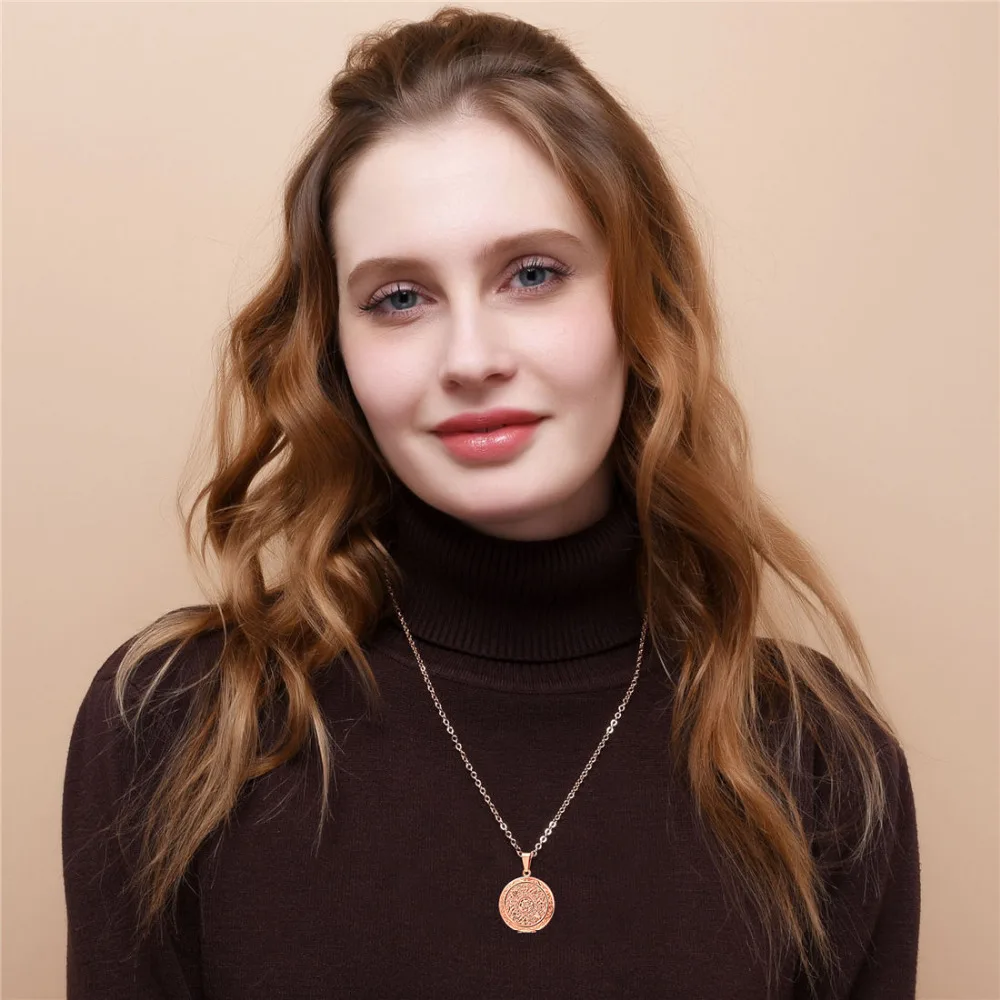 Новинка Лидер продаж интересная винтажная открытая подвеска медальон ожерелье