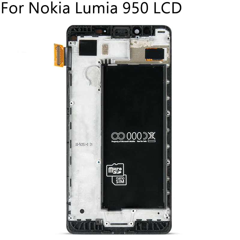 5 2 &quotПРОВЕРЕНО чехол с подставкой и отделениями для карт Nokia Lumia 950 RM 1104 1106 1118 ЖК