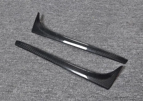 Real carbon fiber MK7 Настоящее углеродное волокно/ABS глянцевый черный Задний КРЫЛО боковой спойлер для Volkswagen Golf 7 MK7- не GTI R - Название цвета: Real carbon fiber