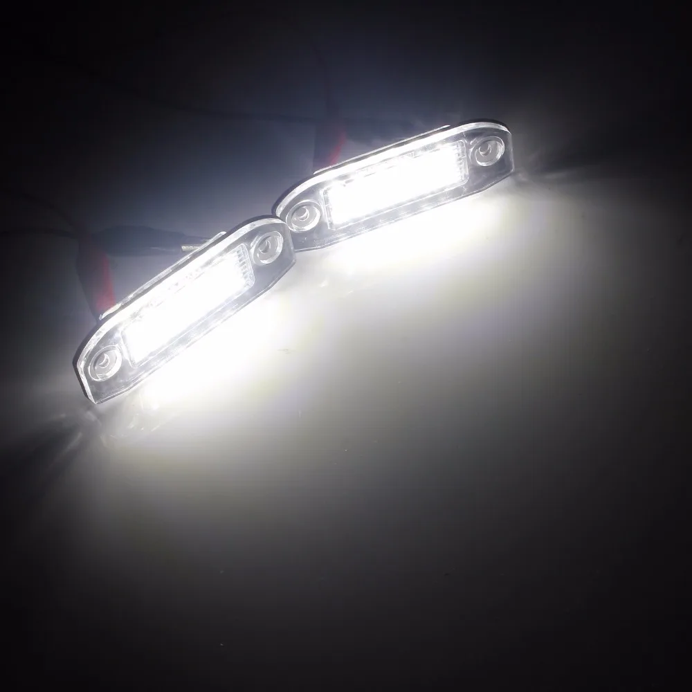 2x светодиодный номерной знак ANGRONG светильник для Volvo C70 S80 XC90 MK II 2006 + S40 V50 2004 +(CA237) |