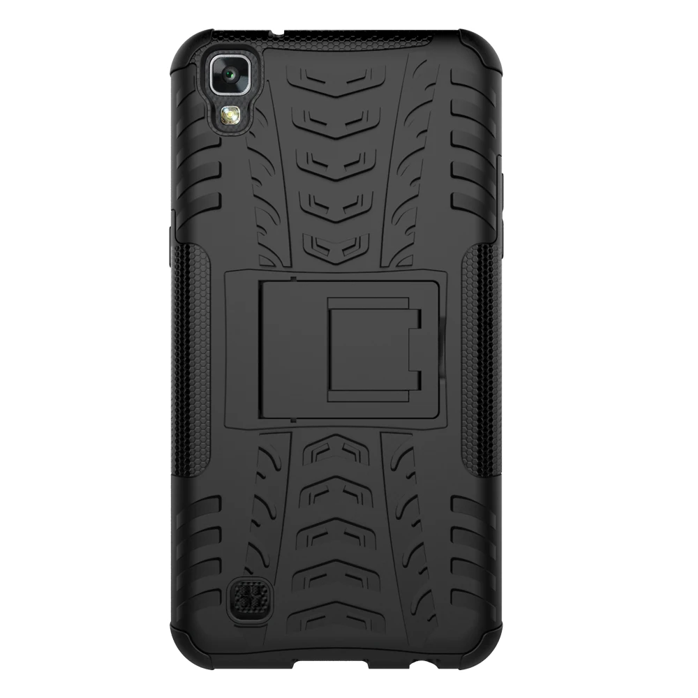Coque For LG X Power K220DS XPower K220 Plastic Box Silicone Bracket Phone Case K210 K 210 220DS Protector Cover |