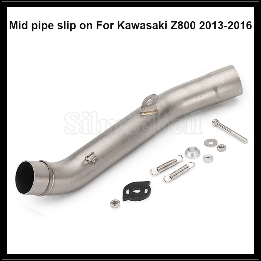 Type M Akrapovic выхлопная труба мотоцикла для Kawasaki Z800 выхлопная 2013- без шнуровки выхлопная труба мото Глушитель со средней соединительной трубой - Цвет: Type M