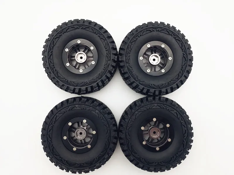 4 шт. 1," Beadlock обод колеса покрышки для 1/10 RC Рок Гусеничный осевой SCX10 90035 90022 90046 90047 RC4WD D90 D110 TF2 Traxxas TRX-4