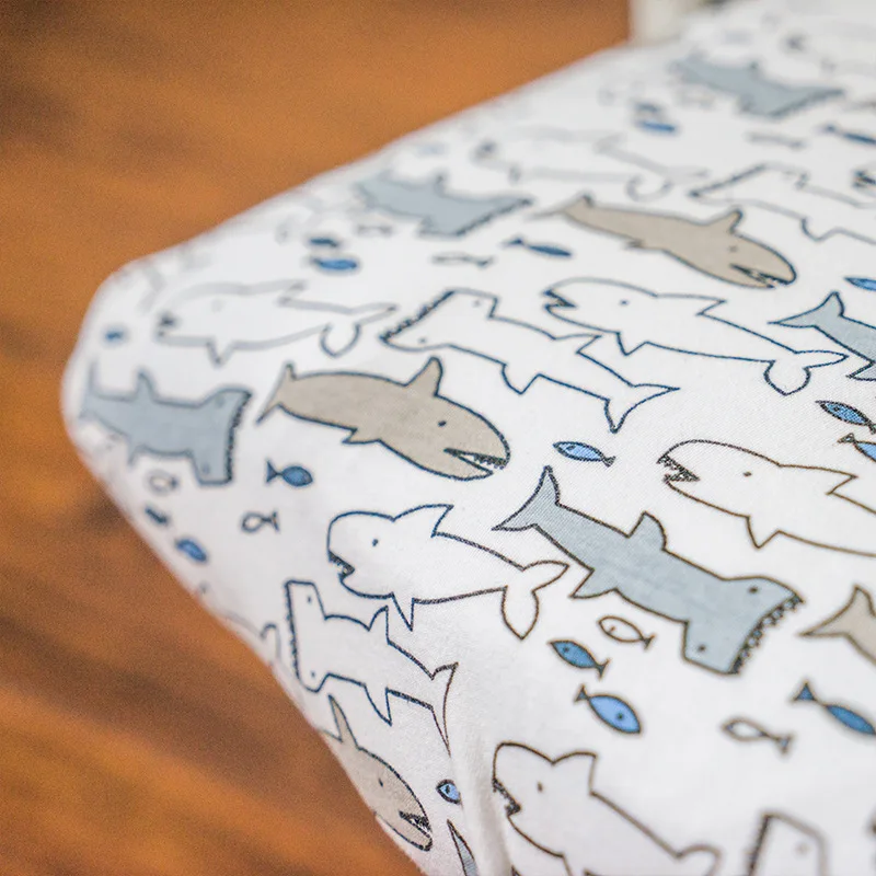 100% хлопок кроватки простыня Мягкий Детская кровать защитный чехол для матраса