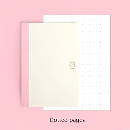 Ежедневник еженедельник школе журнал простой дневник Bullet Journal Defter пополнения Hobonichi Bujo подарок - Цвет: Dotted pages