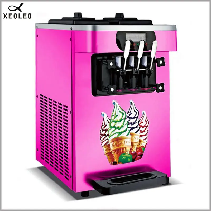 XEOLEO агрегат для производства мягкого мороженого 3 ароматы Мороженого maker 1700 Вт 18