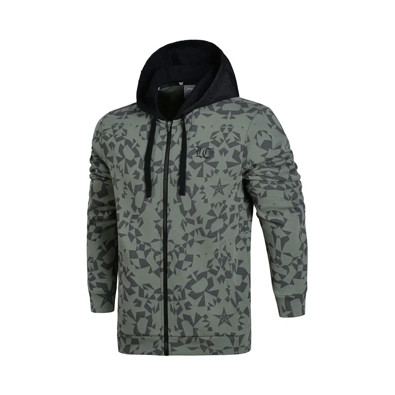 Мужская Спортивная Трикотажная Толстовка с капюшоном Li Ning модная удобная куртка