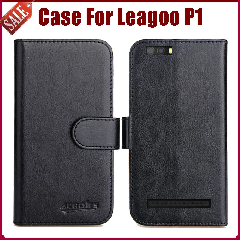 

Горячая распродажа! Leagoo P1 чехол Новое поступление 6 видов цветов Высокое качество Флип кожаный защитный чехол для телефона Leagoo P1 чехол