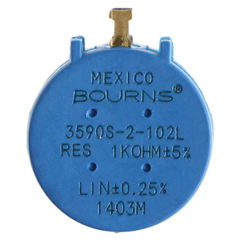 3590S 2 102L 3590 S 1K Ом прецизионный многооборотный потенциометр регулируемый резистор