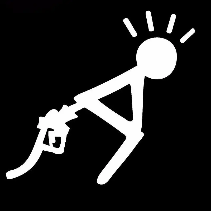 [WZH167] виниловая наклейка с высоким потреблением газа забавная для автомобиля