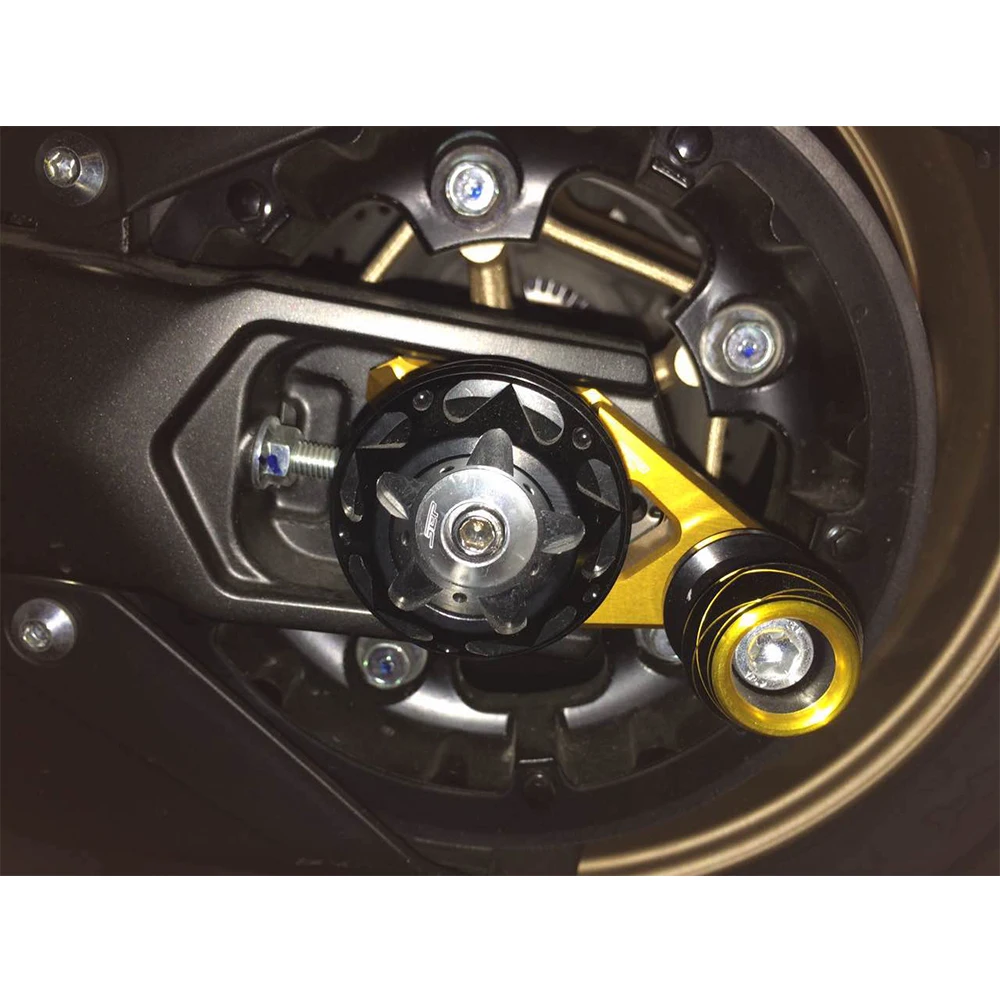 

Motorcycle Rear Axle Spindle Chain Adjuster Regulator For Yamaha TMAX T MAX 530 12-15 FZ8 12-15 FZ1 06-15 YZF R1 2005-2015