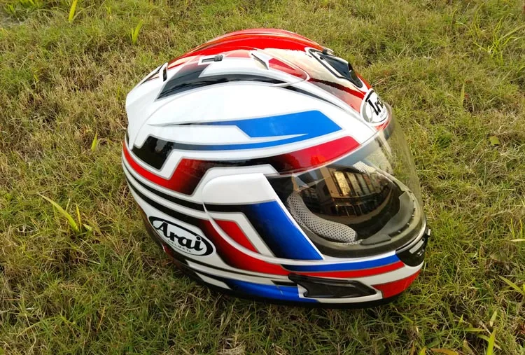 Белый ARAI RX-7X LE шлем мотоциклетный шлем RX-7 EU/CORSAIR-X US IOM TT полный уход за кожей лица Motocoss гоночный шлем - Цвет: Белый