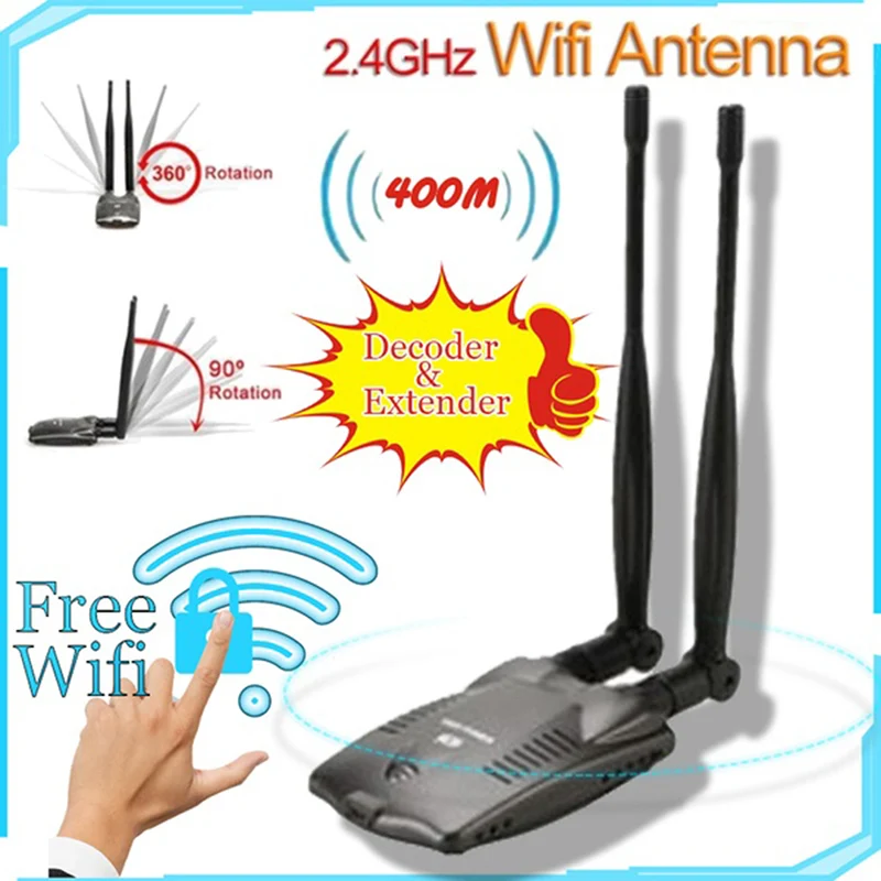 

3000 МВт высокомощный беспроводной USB Wi-Fi адаптер для набора микросхем Ralink N9100 3070 ПК Wi-Fi приемник Внешний Wi-Fi для ноутбука