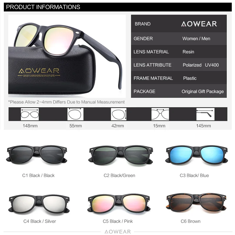 Брендовые дизайнерские Винтажные Солнцезащитные очки AOWEAR 2140 женские