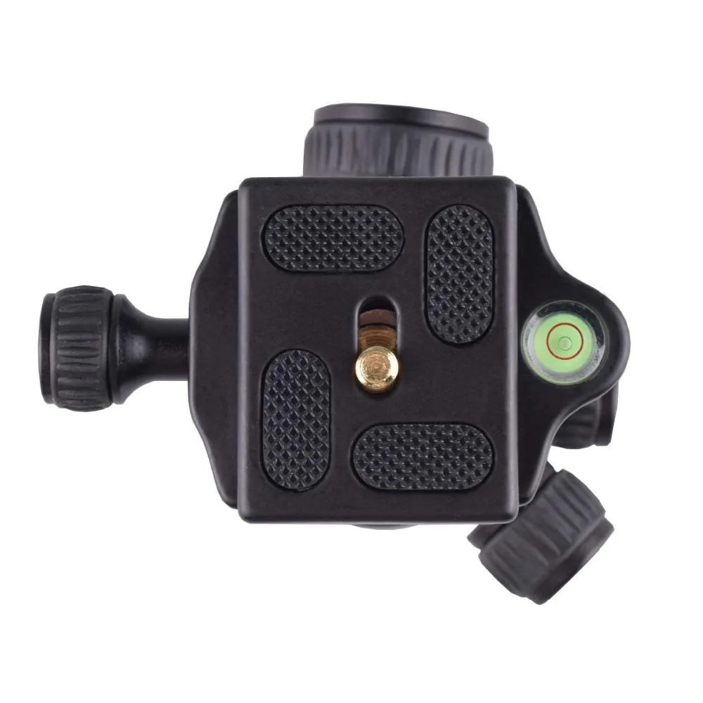 Стандартная Алюминиевая шаровая Головка штатива + БЫСТРОРАЗЪЕМНАЯ пластина для