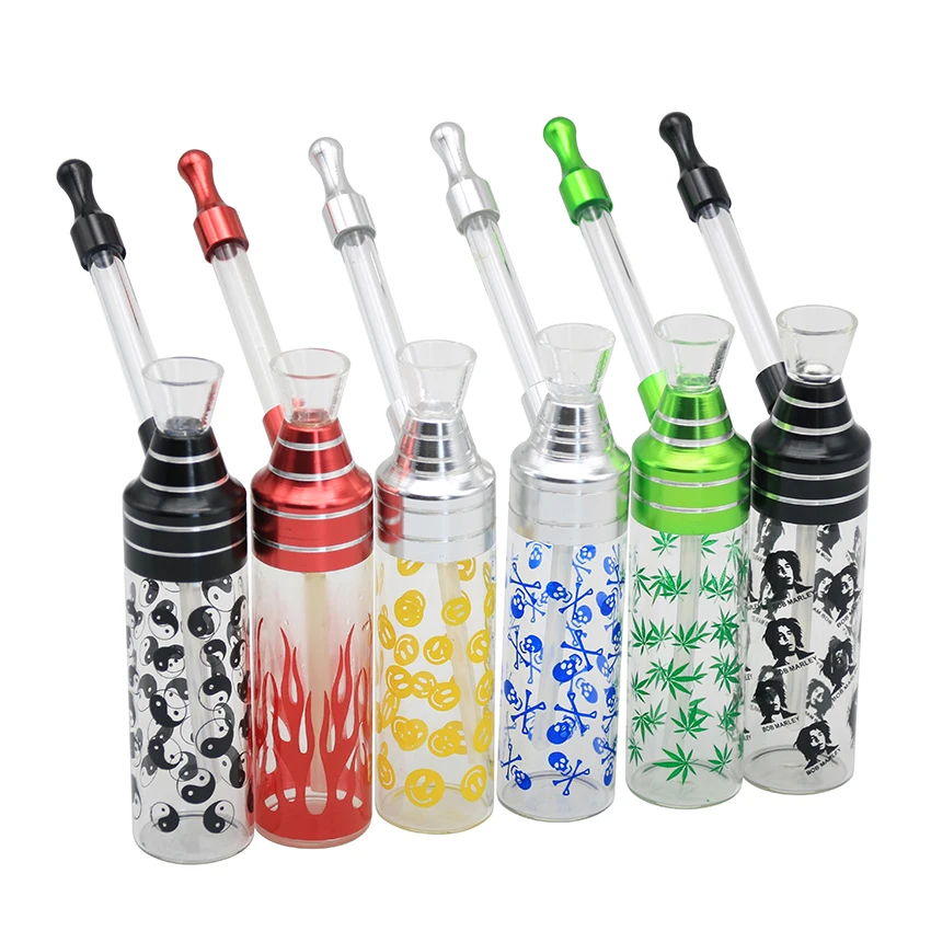 EKJ SYD006 Skull Leaves Bob Many Patterns Water Pipe Cigarette Accessories Smoker Gift Portable Herb Smoking Hookah Pipes |