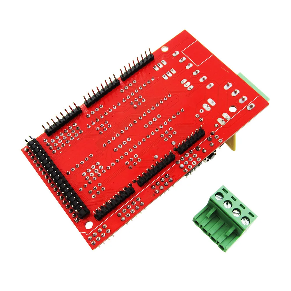 3D принтер HAILANGNIAO 1 шт. Mega 2560 R3 + RAMPS 4 панель управления 5 DRV8825 переносчик шагового
