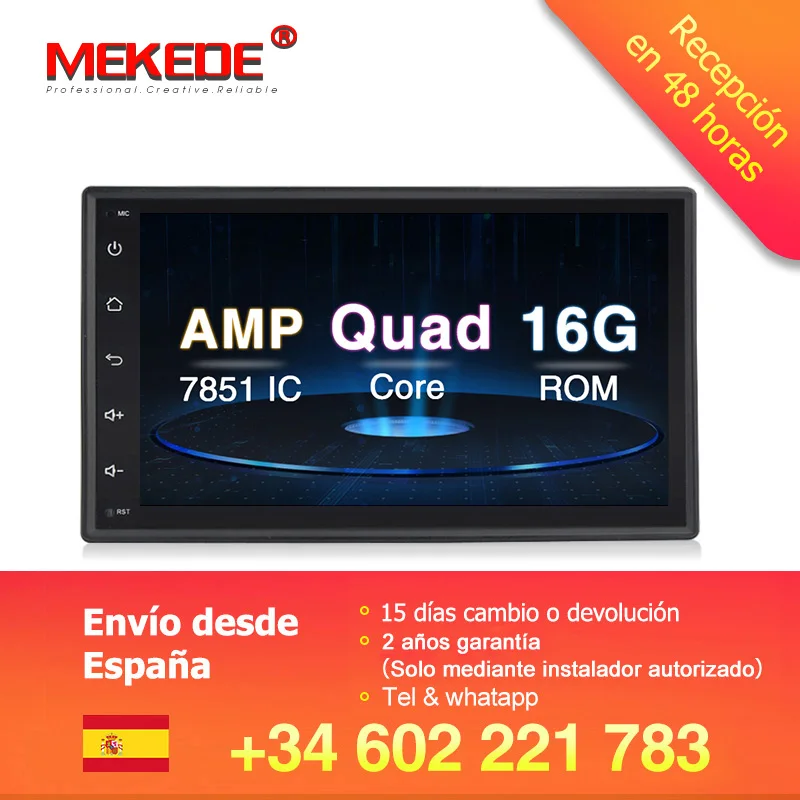 MEKEDE Автомобильный мультимедийный плеер android 8,1 автомобильный DVD gps плеер 2 din радио универсальный gps навигатор для Nissan Toyota универсальный