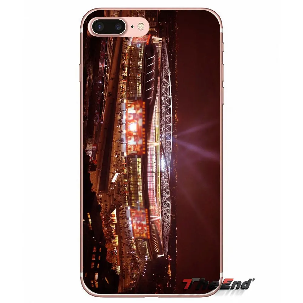 Чехол для Samsung Galaxy S2 S3 S4 S5 MINI S6 S7 edge S8 S9 Plus Note 2 3 4 5 8 Coque Fundas Arsenal Emirates Stadium soccer |
