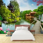 3D обои для стен в китайском стиле, 3D обои для гостиной, спальни, нетканый Современный домашний декор