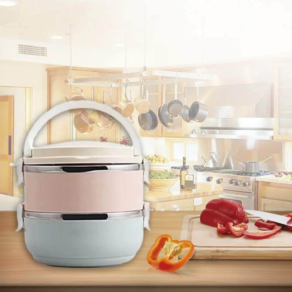 Компактный размер домашний офис Ланч-бокс термо для еды Bento box из нержавеющей стали Ланч-бокс для детей портативный для пикника