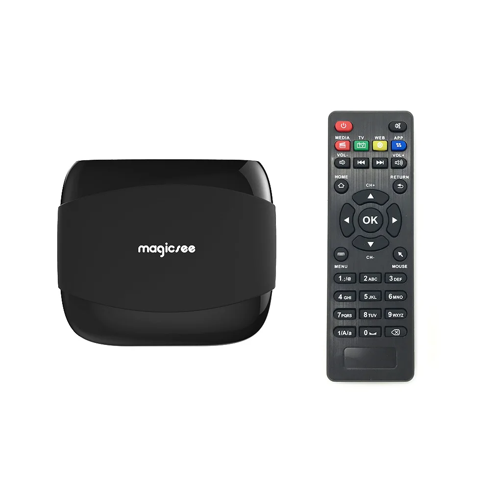 2018 Заводская Прямая цена новейшая Magicsee N4 Amlogic S905X 1 ГБ ОЗУ 8 Гб ПЗУ ТВ приставка Android