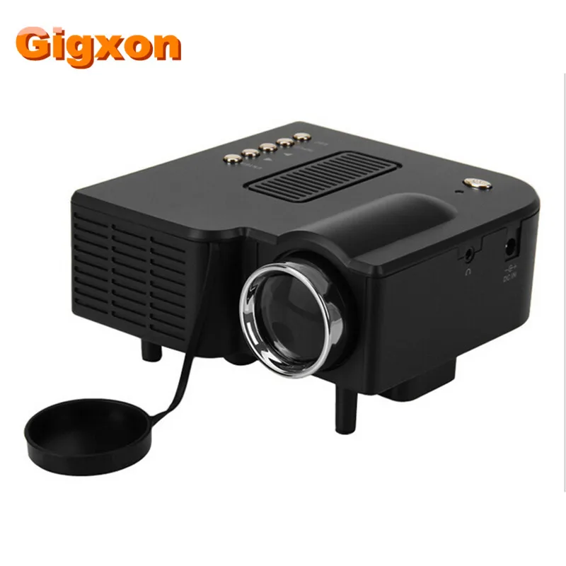 Gigxon-G28 + Новый Портативный Мини СВЕТОДИОДНЫЙ Проектор Кинотеатр UC28 домашнего