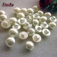 niucky 10mm 11mm shank eco friendly imitation pearl sewing buttons garment accessories diy craft materials supplies p0301 036