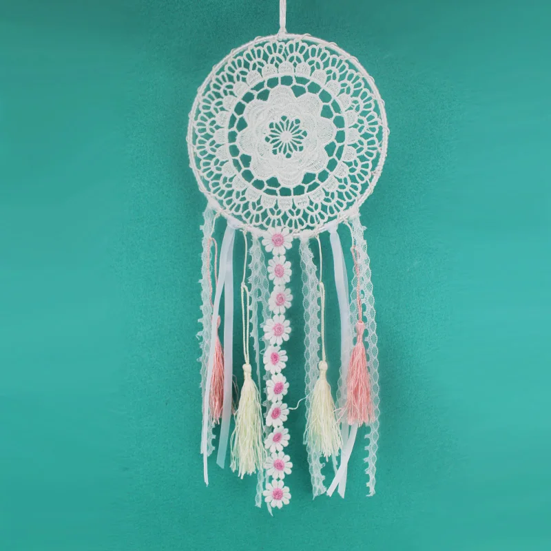 

Indian Style Diameter 15*45cm Dreamcatcher Handmade Wind Chimes Hanging Pendant Dream Catcher Home Wall Art Hangings Decorations