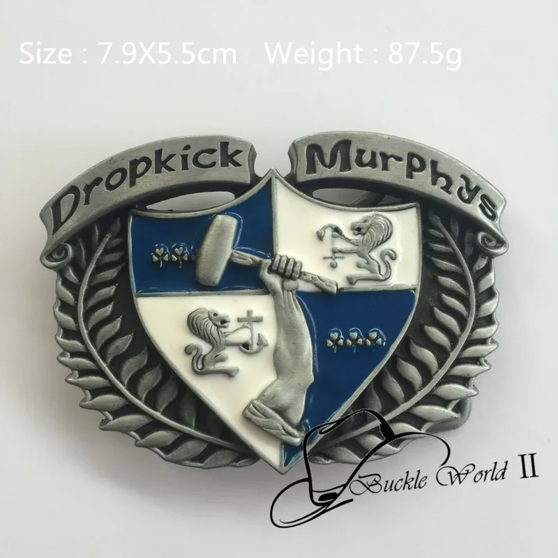 Новый стиль супер крутой 3D пряжка для ремня Dropkick Murphys 79*55 мм 87 5 г металлический 4 см