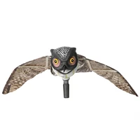 fake prowler owl with moving wing bird proof repellent garden owl decoy pest scarer sparrow bird scarecrow