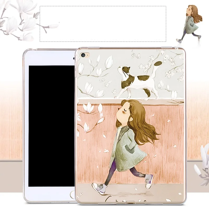 FULCLOUD защитный чехол для ipad mini 1234 23456 мягкий из ТПУ air 1/2 10 5 дюйма pro 9 7 и A1822 |