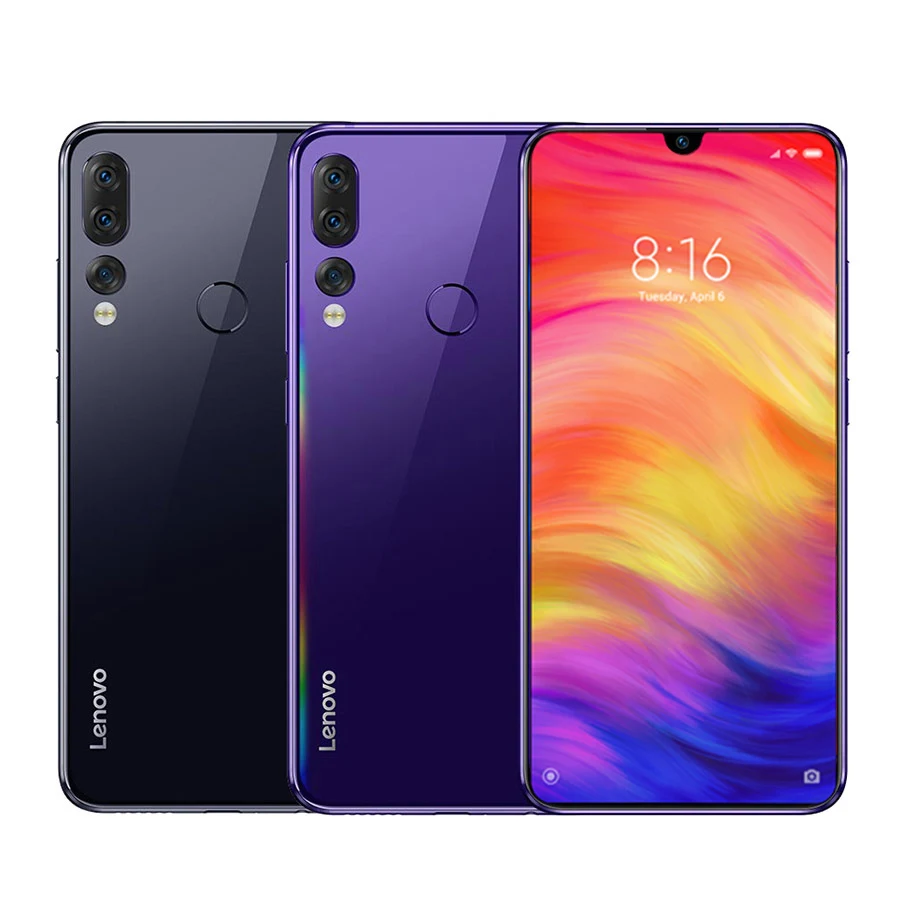 Смартфон Lenovo Z5s L78071 6 3 дюйма Android P распознавание лица Notch Screen 4 ГБ 64 Snapdragon 710