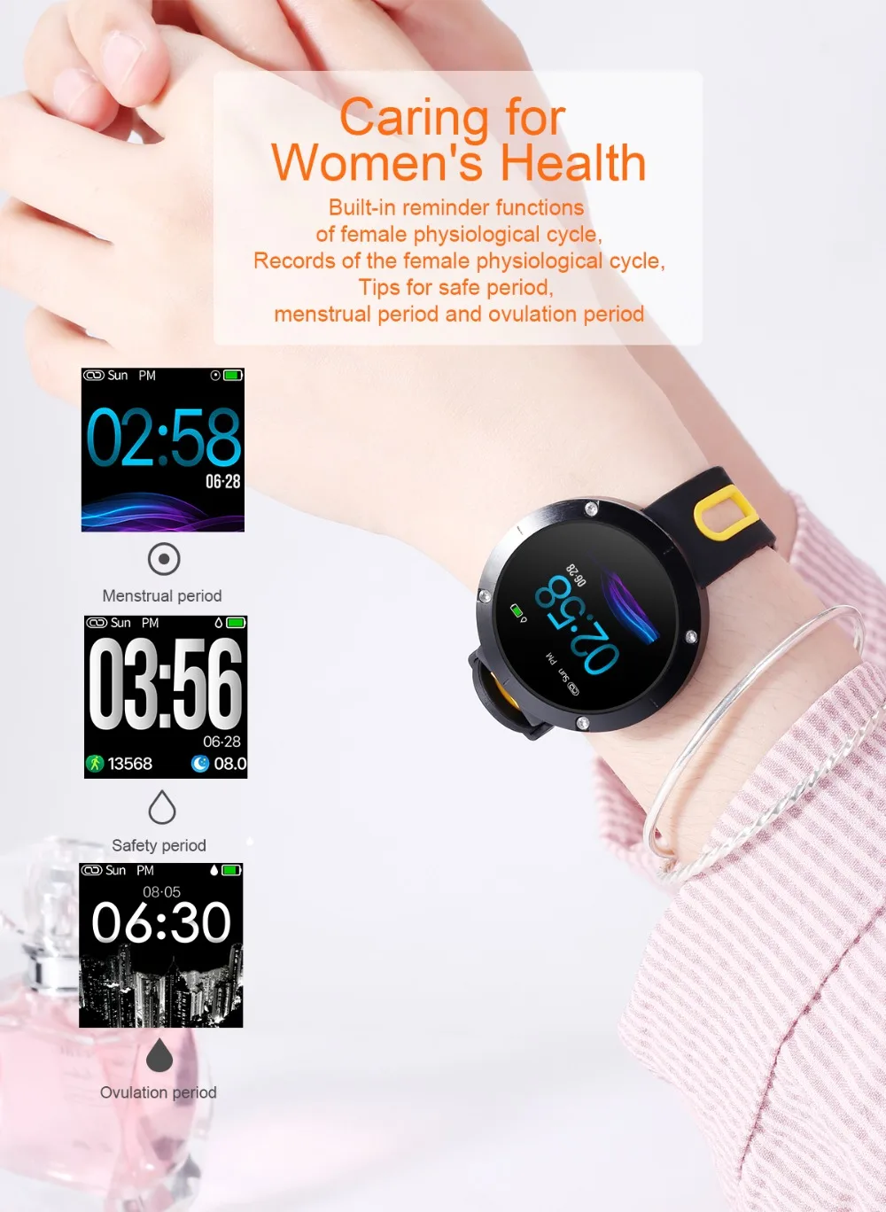 Новинка Makibes DM58 PLUS Bluetooth браслет 4,0 кровяное давление H& R IP68 Водонепроницаемый трекер активности умный браслет подарок для друга