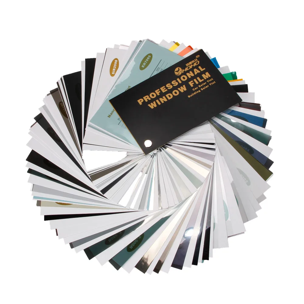 

Nano Ceramic Solar Film Window Tint Sunshade Privacy Glass Tint for Car,Home Window-1pc Sample Books