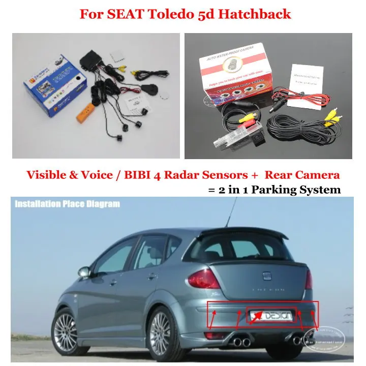 Автомобильный датчик парковки для SEAT Toledo 5d Hatchback 2005 2006 2007 2008 2009 s автомобильная