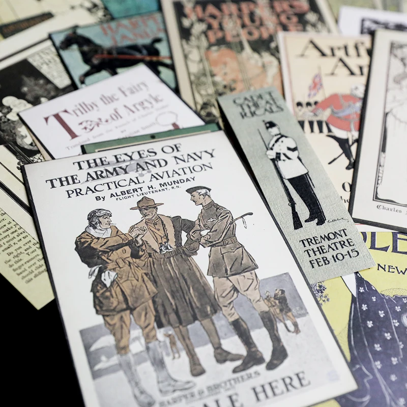41pcs Old Newspaper Page Vintage Stickers for Scrapbooking Happy Planner/Card Making/Journaling Project C | Дом и сад