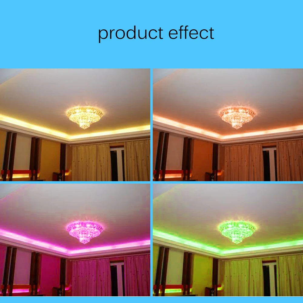 AC 220 В Светодиодная лента светильник 5050 RGB Водонепроницаемый IP67 rgb светильник s 60 Светодиодный s/m 5050SMD с музыкальным контроллером ЕС штекер светодиодный светильник ing