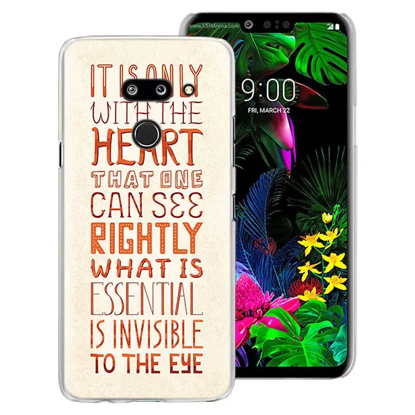 06 Маленький принц Роза чехол для телефона чехол для LG G7 G8 ThinQ G5 G6 V30 V40 V50 ThinQ Q6 Q7 жесткий чехол-накладка - Цвет: 06